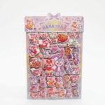 ستيكرات ثلاثية الأبعاد للأطفال – باك يحتوي على 2 شيت استيكر كيوت برسومات متنوعة – جودة عالية وألوان جذابة - الصورة 2