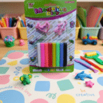 كارت صلصال 8 قطع + 2 لعبة تشكيل للأطفال | ألوان زاهية آمنة لتنمية الإبداع والتسلية - الصورة 3