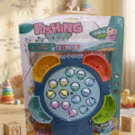 لعبة صيد السمك للأطفال 19×21 سم – Fishing Toy دوارة تعليمية ممتعة + 2 سنارة - الصورة 4