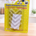 ⁦قفل حماية زوايا للأطفال شفاف – طقم 4 قطع Multi Purpose Lock لحماية الأطفال من حواف الطاولات والخزائن⁩ - الصورة ⁦4⁩