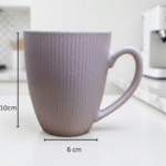 ⁦مج ايكيا بينك 300 مللي – كوب قهوة بورسلين أنيق بلون وردي عصري للاستخدام اليومي⁩ - الصورة ⁦4⁩