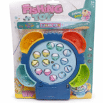 لعبة صيد السمك للأطفال 19×21 سم – Fishing Toy دوارة تعليمية ممتعة + 2 سنارة