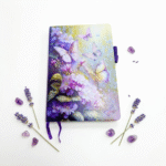 ⁦نوت استيك بتصميم فراشات وزهور ملونة مقاس 21×14 سم – نوت بوك أنيق للمذاكرة والتخطيط اليومي⁩ - الصورة ⁦5⁩