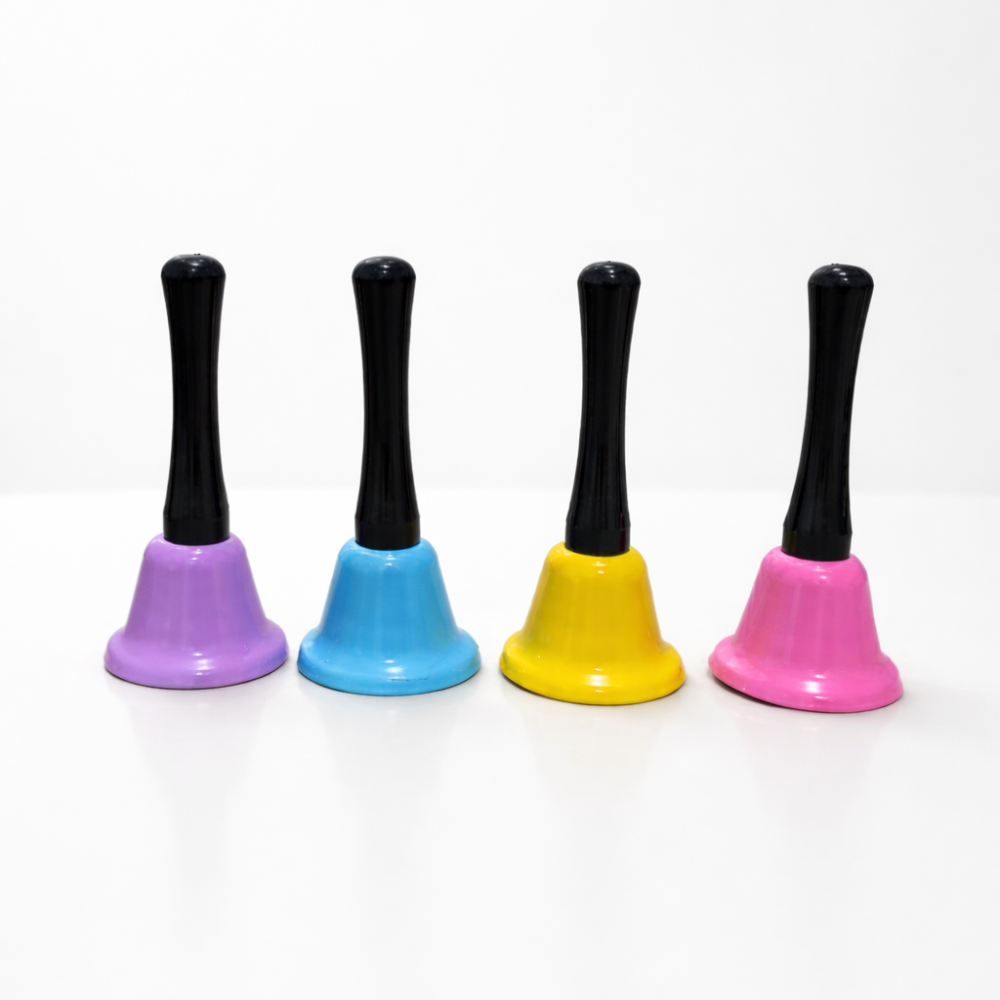 5 جرس ديكور ملون أنيق – جرس يدوي للديكور والهدايا بتصميم جذاب للمنازل والمناسبات