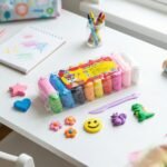 ⁦صلصال أطفال 12 قطعة ملون – طين خفيف للتشكيل والأشغال اليدوية⁩ - الصورة ⁦4⁩