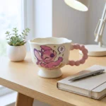 مج بورسلين ستيتش 300 ملي – كوب كرتوني بتصميم لطيف ومقبض مميز للهدايا والاستخدام اليومي - الصورة 4