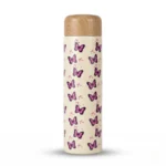 مج حراري 250 مل بتصميم فراشات أنيق – كوب قهوة عملي للسفر والعمل