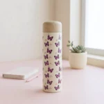 مج حراري 250 مل بتصميم فراشات أنيق – كوب قهوة عملي للسفر والعمل - الصورة 4