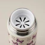 مج حراري 250 مل بتصميم فراشات أنيق – كوب قهوة عملي للسفر والعمل - الصورة 3