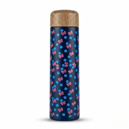 مج حراري 250 مل بتصميم فراشات أنيق – كوب قهوة حراري بغطاء محكم للمشروبات الساخنة والباردة