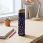 ⁦مج حراري 250 مل بتصميم فراشات أنيق – كوب قهوة حراري بغطاء محكم للمشروبات الساخنة والباردة⁩ - الصورة ⁦4⁩