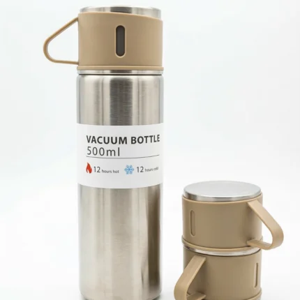 زجاجة حرارية ستانلس ستيل 500 مل لحفظ المشروبات الساخنة والباردة حتى 12 ساعة