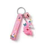 ميدالية مفاتيح يونيكورن كيوت سيليكون طول 10 سم – دلاية مفاتيح وشنط Unicorn للبنات