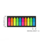 ⁦علامات تحديد الصفحات الملونة Sticky Notes – فواصل كتب لاصقة للدفاتر والكتب مقاس 4 سم⁩ - الصورة ⁦2⁩