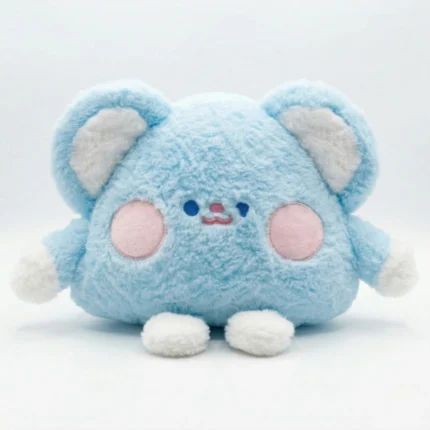 1️⃣ دمية دب قطيفة كيوت زرقاء – Plush Bear Toy ناعمة للأطفال بحجم 30×12 سم للهدايا والديكور