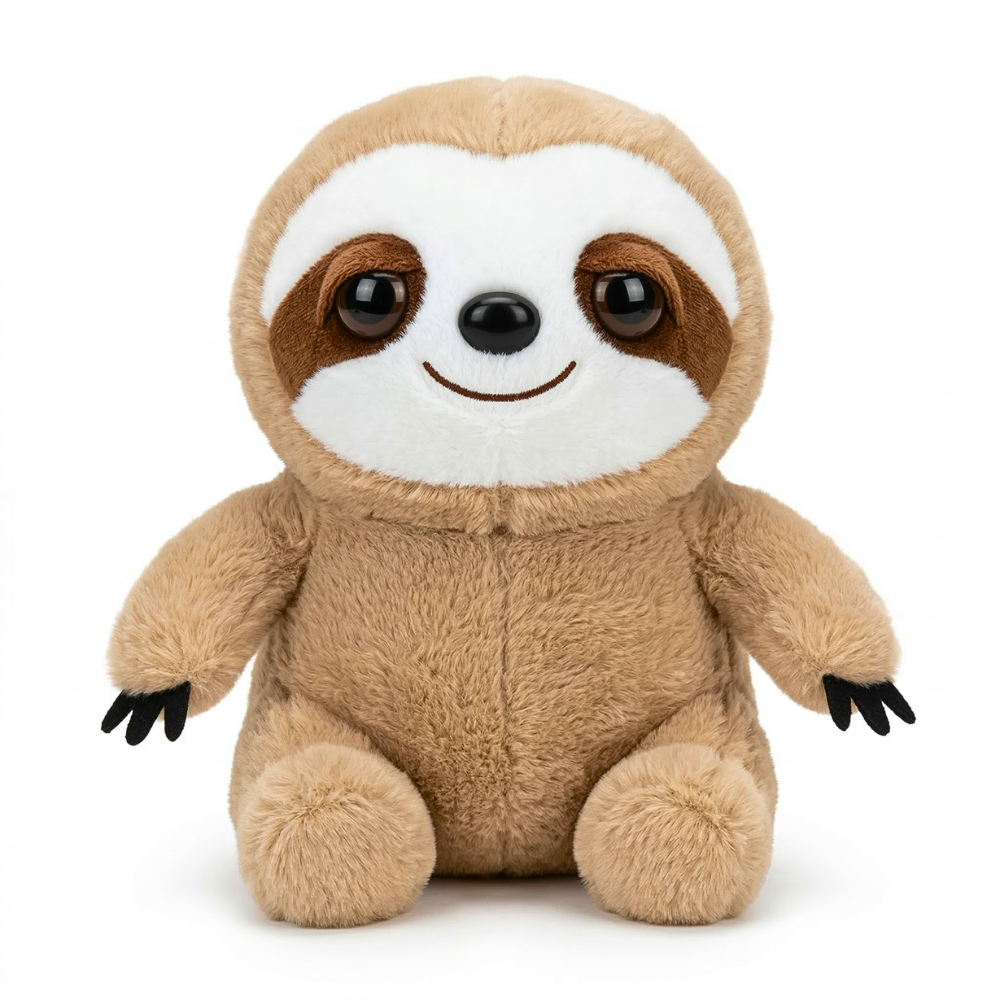 Untitled design (16) دمية كسلان قطيفة 20 سم – لعبة Sloth Plush بعرض 20 سم للأطفال