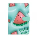 نوت بوك بتصميم البطيخ 19×13 سم – أجندة شيك للبنات بتصميم صيفي مميز ومبهج