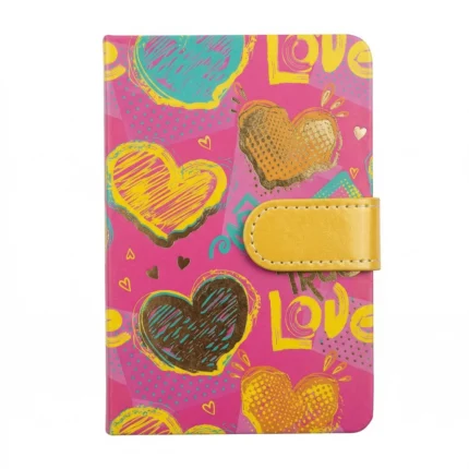 نوت بوك صغير كيوت 14.5×9.5 سم – أجندة عملية خفيفة لتنظيم اليوم والمذاكرة