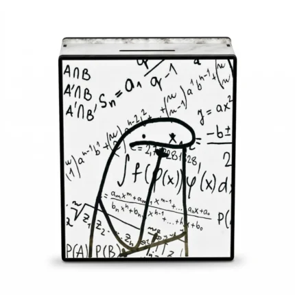 حصالة التحدي 5000 – صندوق توفير خشبي لتحدي الادخار (20×15×5.5 سم)