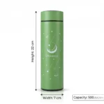 ⁦مج حراري أخضر 500 مل بفلتر شاي – كوب قهوة حافظ للحرارة Universe⁩ - الصورة ⁦2⁩