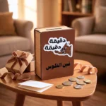 ⁦حصالة نقود خشبية “فين الفلوس” بتصميم مضحك – صندوق توفير فلوس خشب مقاس 14.5 × 10 × 5.5 سم⁩ - الصورة ⁦4⁩