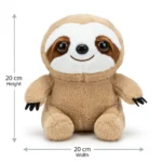 دمية كسلان قطيفة 20 سم – لعبة Sloth Plush بعرض 20 سم للأطفال - الصورة 2