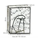 ⁦حصالة التحدي 5000 – صندوق توفير خشبي لتحدي الادخار (20×15×5.5 سم)⁩ - الصورة ⁦2⁩