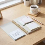 ⁦ملاحظات لاصقة مربعة 8×8 سم بتصميم Watercolor كيوت – 50 ورقة Sticky Notes للمذاكرة والتنظيم (4 أشكال متنوعة)⁩ - الصورة ⁦3⁩