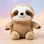دمية كسلان قطيفة 20 سم – لعبة Sloth Plush بعرض 20 سم للأطفال - الصورة 4