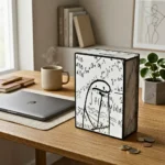 ⁦حصالة التحدي 5000 – صندوق توفير خشبي لتحدي الادخار (20×15×5.5 سم)⁩ - الصورة ⁦4⁩