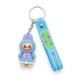 ⁦دلاية مفاتيح لابوبو Labubu سيليكون 10 سم – ميدالية مفاتيح وشنط بشخصية كرتونية لطيفة⁩ - الصورة ⁦4⁩