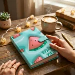 ⁦نوت بوك بتصميم البطيخ 19×13 سم – أجندة شيك للبنات بتصميم صيفي مميز ومبهج⁩ - الصورة ⁦6⁩