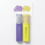 ⁦طقم أقلام هايلايتر جليتر 6 ألوان باستيل – أقلام تظليل لامعة للمذاكرة والدفاتر⁩ - الصورة ⁦8⁩