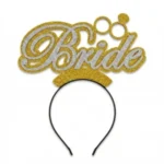 هيد باند Bride للعروسة بتصميم لامع أنيق – إكسسوار حفلات وخطوبة مميز بألوان متعددة