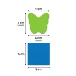 ⁦ملاحظات لاصقة ملونة متعددة الأشكال والأحجام – ستيكي نوت لتنظيم المهام والدراسة مقاس 8×8 سم⁩ - الصورة ⁦4⁩