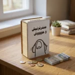 ⁦حصالة نقود خشبية مضحكة “متترفزنيش و حوووش” – صندوق توفير خشب مقاس 14.5 × 10 × 5.5 سم⁩ - الصورة ⁦4⁩
