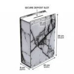 ⁦حصالة التحدي 10000 خشبية – أفضل صندوق توفير لتنظيم الادخار وتحقيق أهدافك المالية بسرعة⁩ - الصورة ⁦2⁩