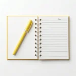 ⁦نوت بوك سلك مع قلم بتصميم أنيق – مقاس 14 × 10.5 سم – مفكرة صغيرة للمدرسة والمكتب⁩ - الصورة ⁦3⁩