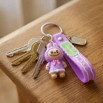 ⁦دلاية مفاتيح لابوبو Labubu سيليكون 10 سم – ميدالية مفاتيح وشنط بشخصية كرتونية لطيفة⁩ - الصورة ⁦11⁩