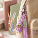 ⁦دلاية مفاتيح لابوبو Labubu سيليكون 10 سم – ميدالية مفاتيح وشنط بشخصية كرتونية لطيفة⁩ - الصورة ⁦12⁩