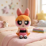 ⁦دبدوب بلوسوم من فتيات القوة قطيفة – Blossom Plush Doll للأطفال بحجم 25 سم⁩ - الصورة ⁦5⁩