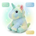 ⁦دمية يونيكورن فرو ناعم للأطفال – حجم 20 سم عرض 13 سم – لعبة محشوة ملونة كيوت 🦄⁩ - الصورة ⁦4⁩