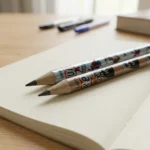 قلم رصاص 2B باستيكة ملونة متعددة الاستخدام – طول 19 سم بجودة عالية للكتابة والرسم - الصورة 2