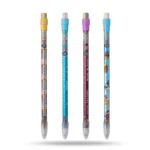 قلم رصاص 2B باستيكة ملونة متعددة الاستخدام – طول 19 سم بجودة عالية للكتابة والرسم