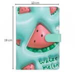 ⁦نوت بوك بتصميم البطيخ 19×13 سم – أجندة شيك للبنات بتصميم صيفي مميز ومبهج⁩ - الصورة ⁦3⁩