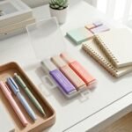 ⁦هايلايتر جليتر 3 ألوان لامعة – أقلام تحديد بألوان مميزة للدراسة والمذاكرة⁩ - الصورة ⁦4⁩