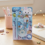 كوريكتور 2 شريط 6 متر مع قلم 3 في 1 بتصميم كيوت للأطفال والطلاب - الصورة 3