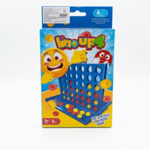 لعبة Line Up 4 الأصلية 1 قطعة – لعبة توصيل 4 للأطفال والكبار