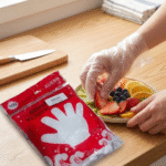 جوانتي أكياس 100 كيس – قفازات بلاستيك عملية للاستخدام اليومي والمطبخ - الصورة 3