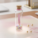 رسائل السعادة – زجاجة رسائل حب وذكريات 7.5 سم هدية رومانسية مميزة - الصورة 4